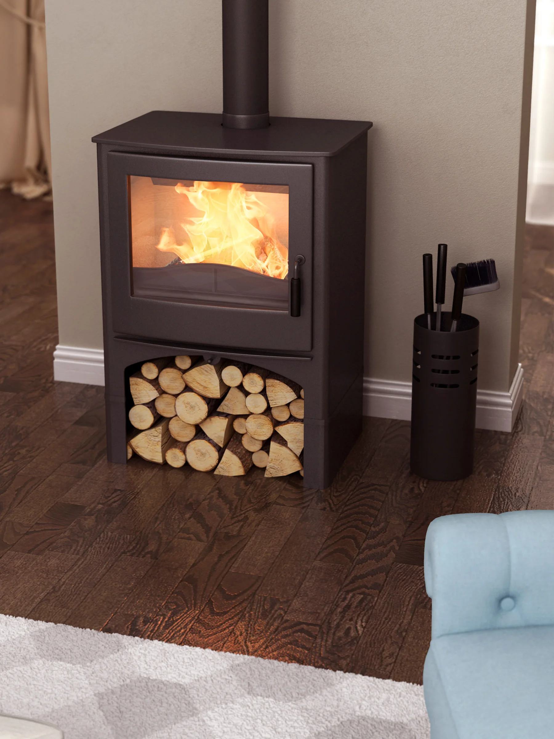 Cottage Stål Svart Detaljbild